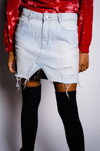 Load image into Gallery viewer, Dark Side Denim Skirt