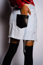Load image into Gallery viewer, Dark Side Denim Skirt