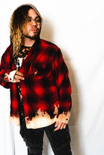 Load image into Gallery viewer, Buffalo Fire Hooded Flannel