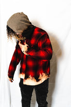 Load image into Gallery viewer, Buffalo Fire Hooded Flannel