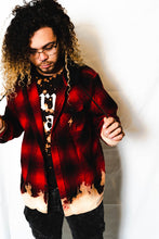 Load image into Gallery viewer, Buffalo Fire Hooded Flannel