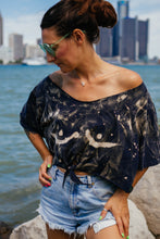 Load image into Gallery viewer, Free the Nipple Acid Wash Tie Crop