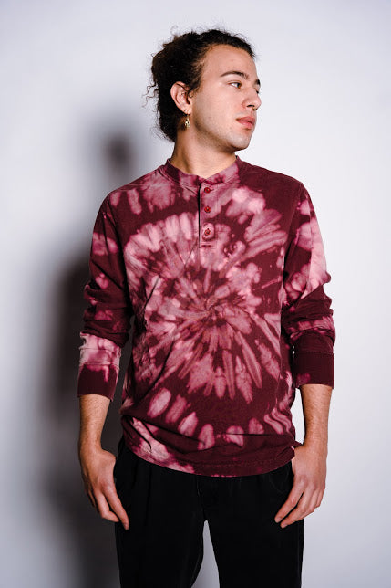 Vodka Cran Tie Dye Henley